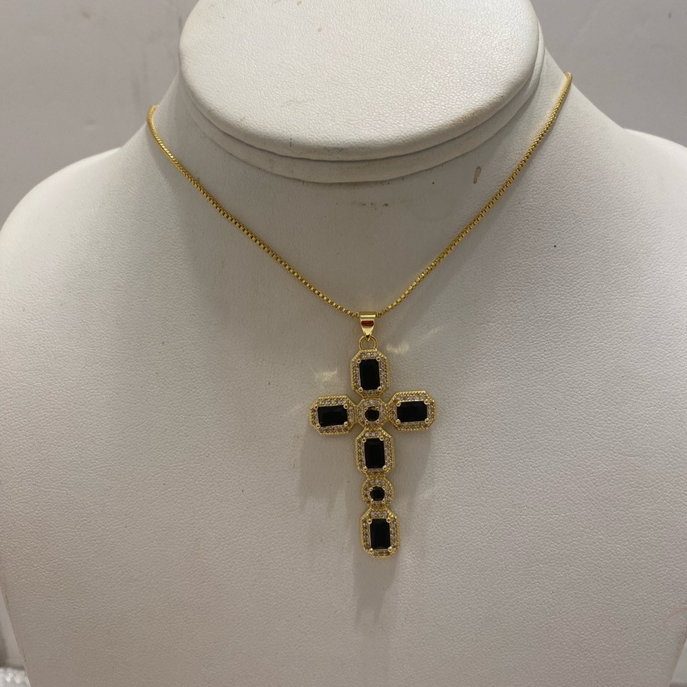 COPY - CHUNKY STATEMENT NECKLACE GG1 - Picture 6 of 7